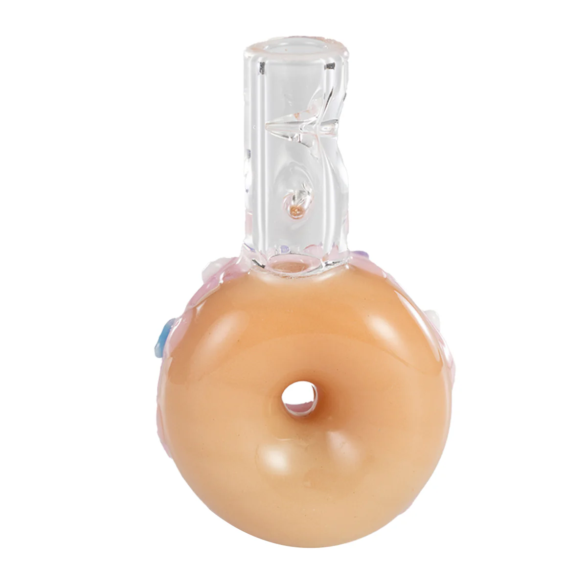 POTV x Empire Glass Pink Frosted Donut - Image 3